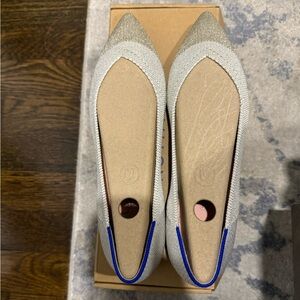 Rothy’s the point diamond metallic 7.5